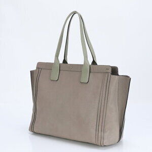 Chloe Bag Tote leather Allison greige Shoulder